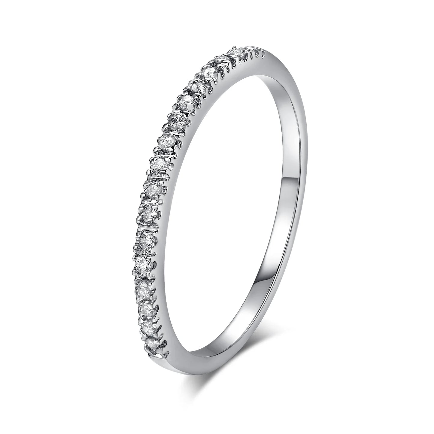 Delicate Micro Pave Zircon Rings Women