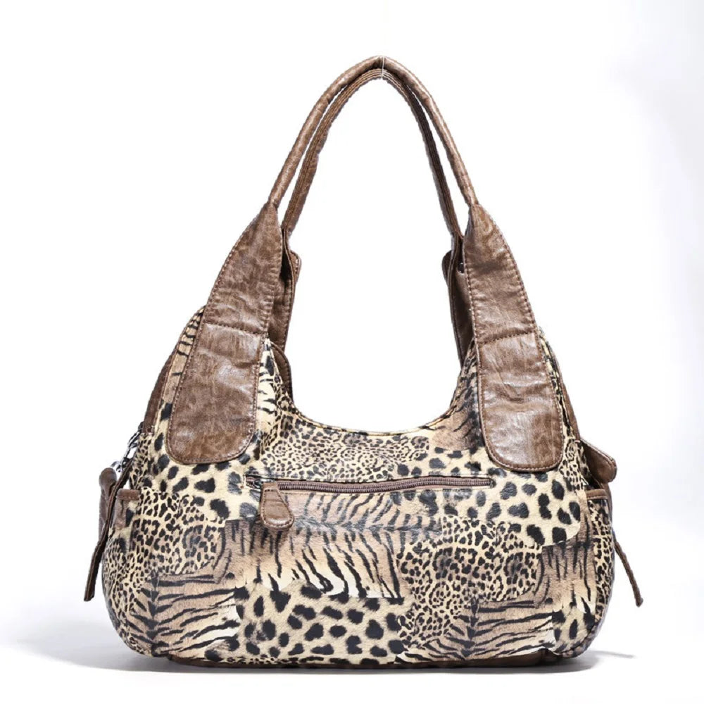 Angelkiss Women Handbags Leopard Bag