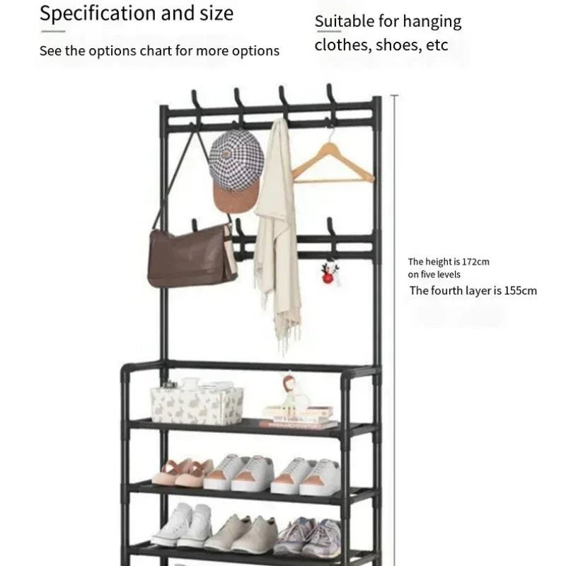 Clothes Hat Hangers Shoe Rack