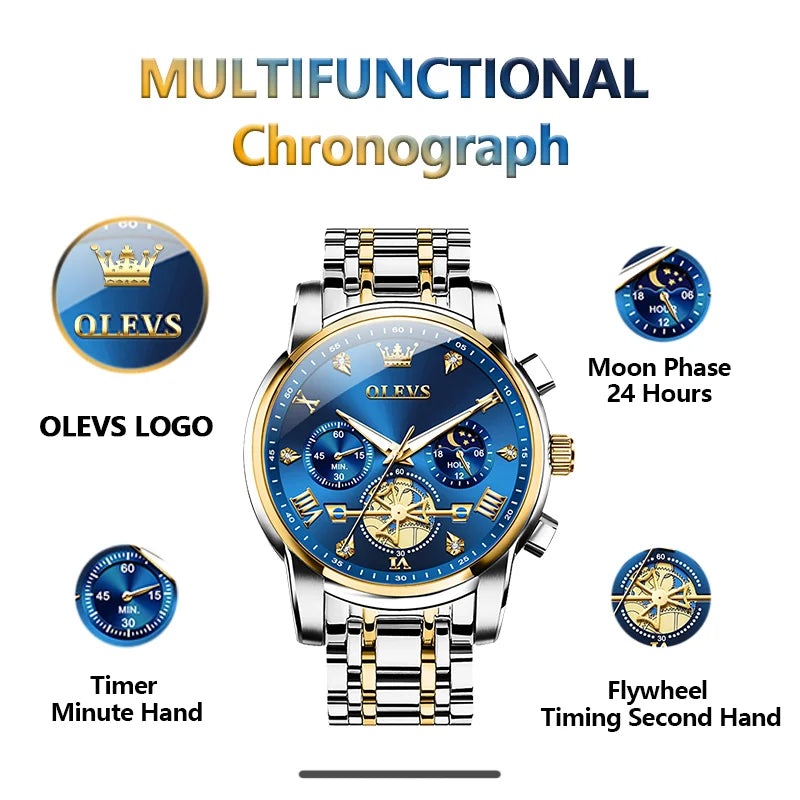 OLEVS Men's Watches Classic