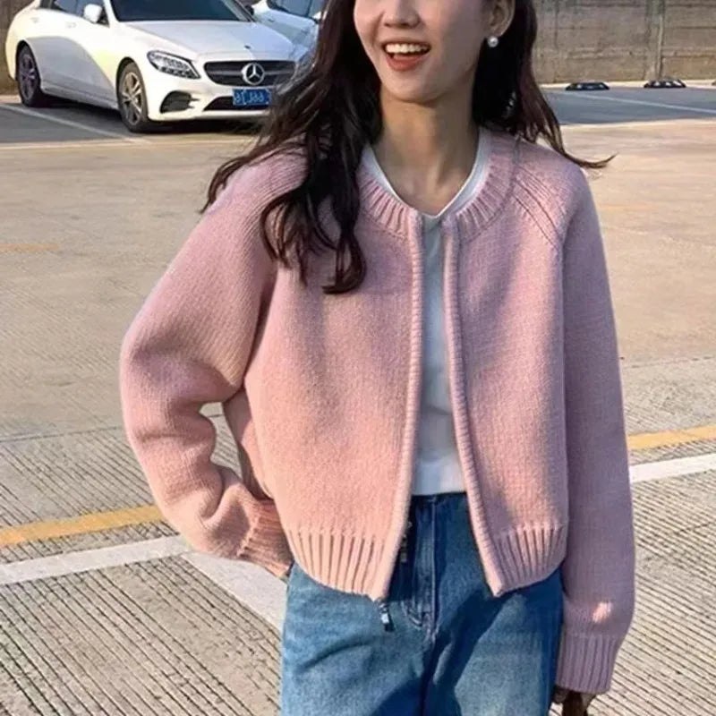 Korean Women Knitted Sweater Autumn