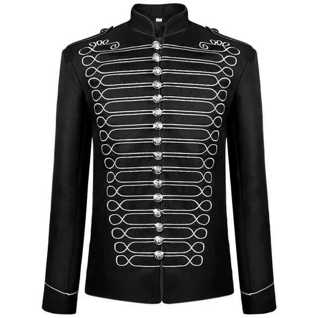 Men's Gold Embroidery Jacket Medieval