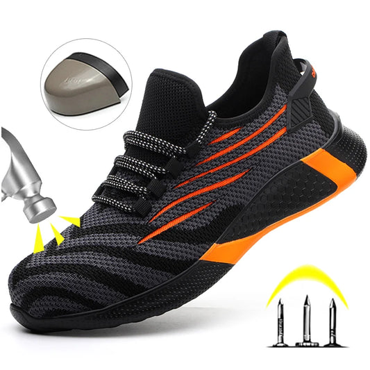 Men Work Safety Shoes Anti-puncture