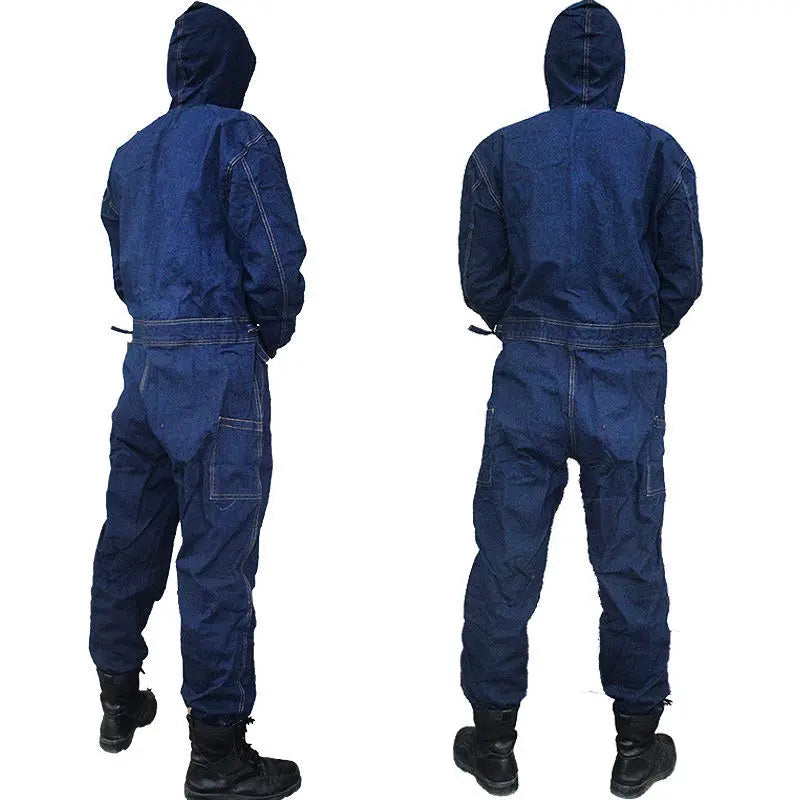 Breathable Denim Work Clothes Suit