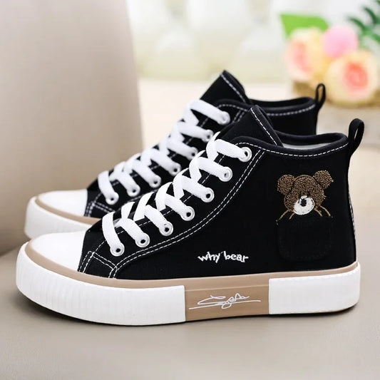 Cute Canvas Shoes Women Breathable