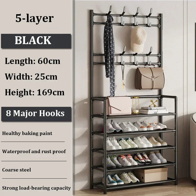 Clothes Hat Hangers Shoe Rack