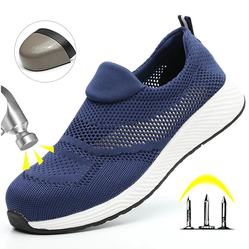 Summer Mesh Lightweight Work Sneakers