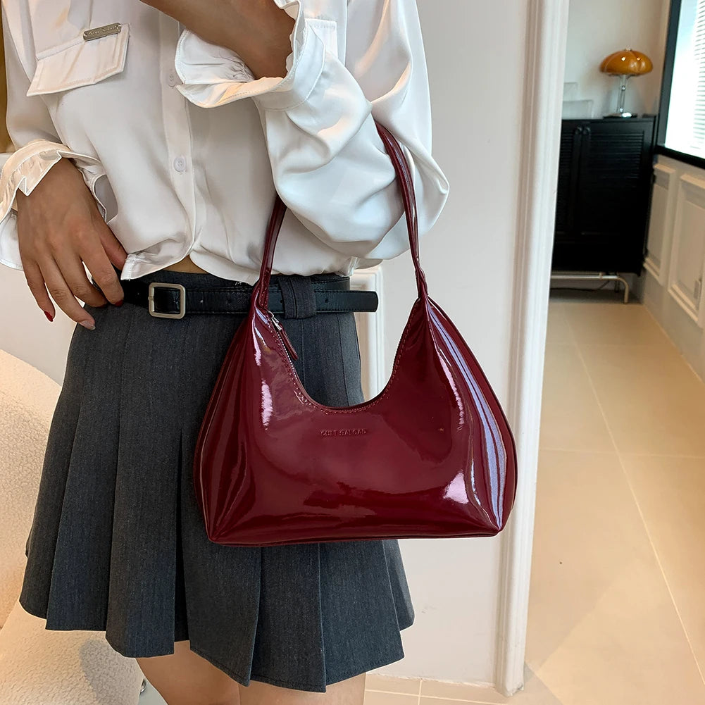 Women's Bag Patent Leather Tote