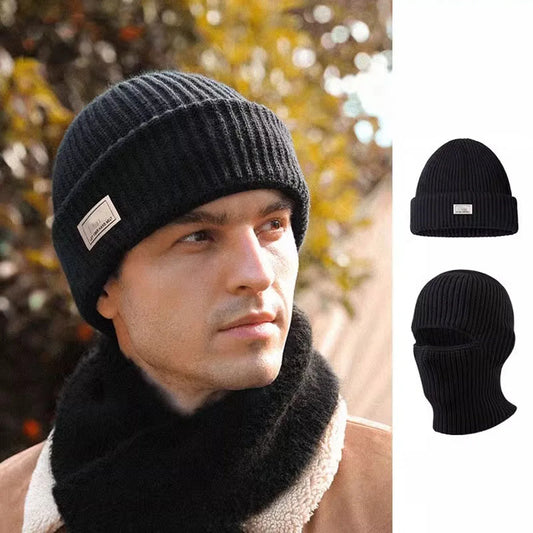 2In1 Mask Beanies Men Winter