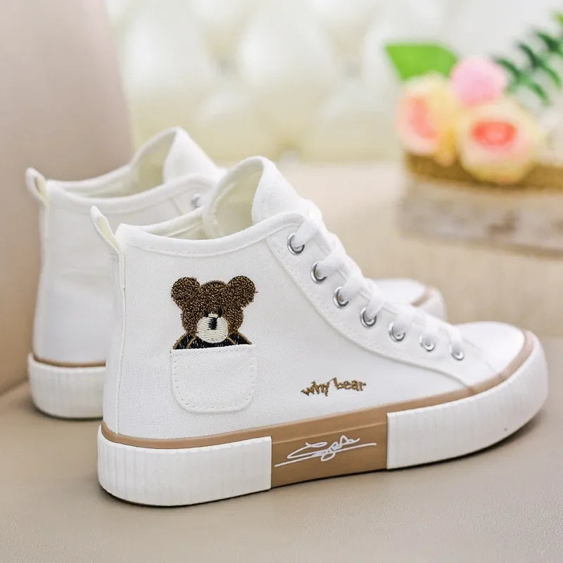 Cute Canvas Shoes Women Breathable