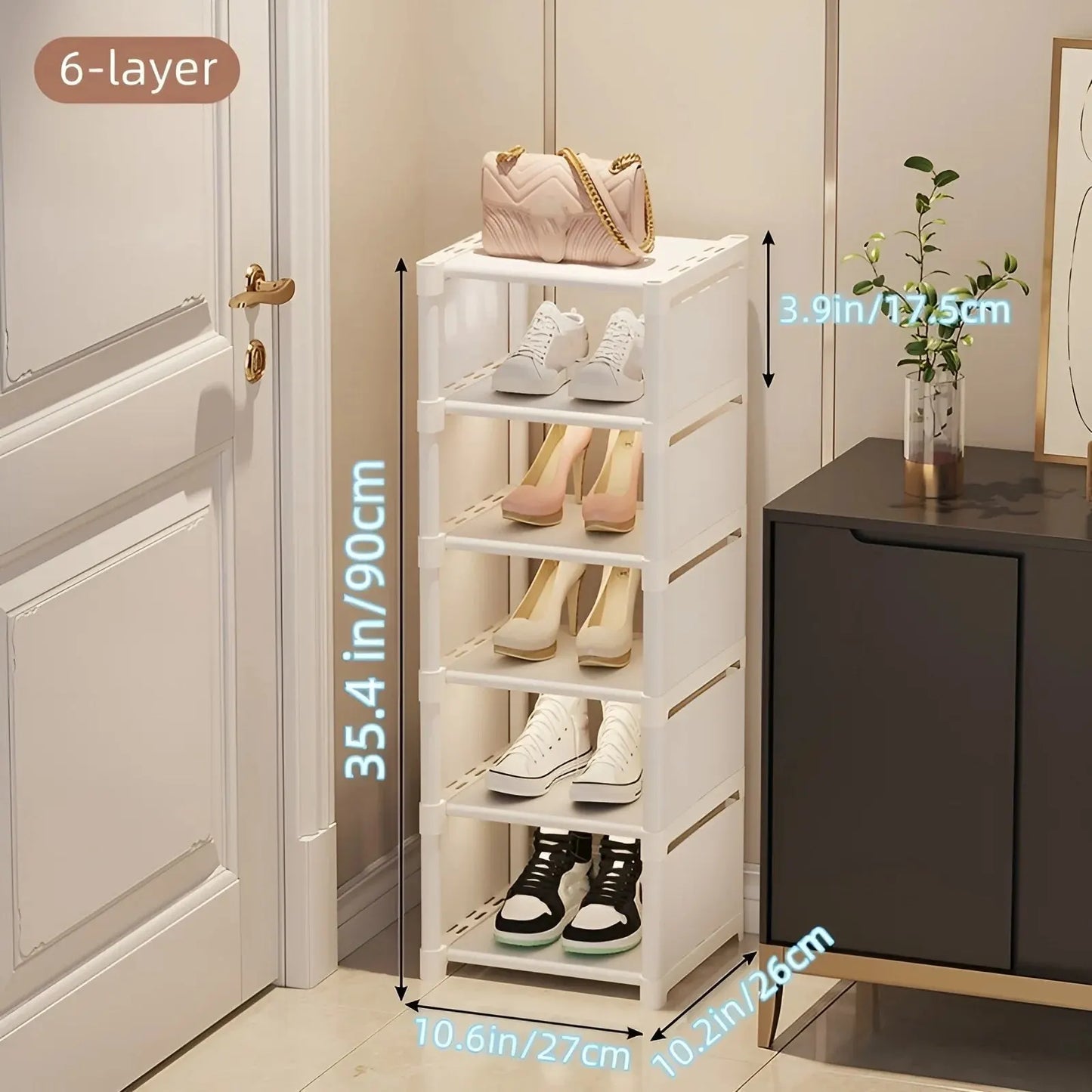 1pc 6/8 Layers Shoe Organizer,