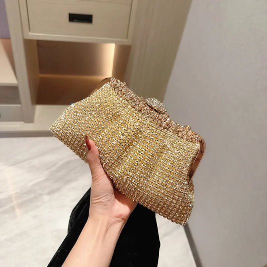 Women Luxury Rhinestone Evening Clutch