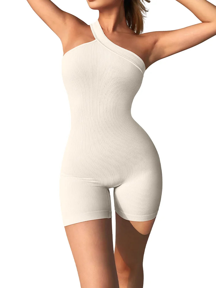 New Women's Yoga Rompers Ribbed