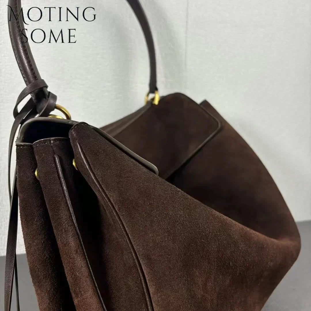 Motingsome New Women Suede Leather