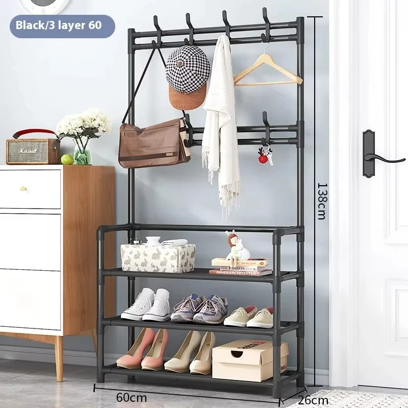 Clothes Hat Hangers Shoe Rack