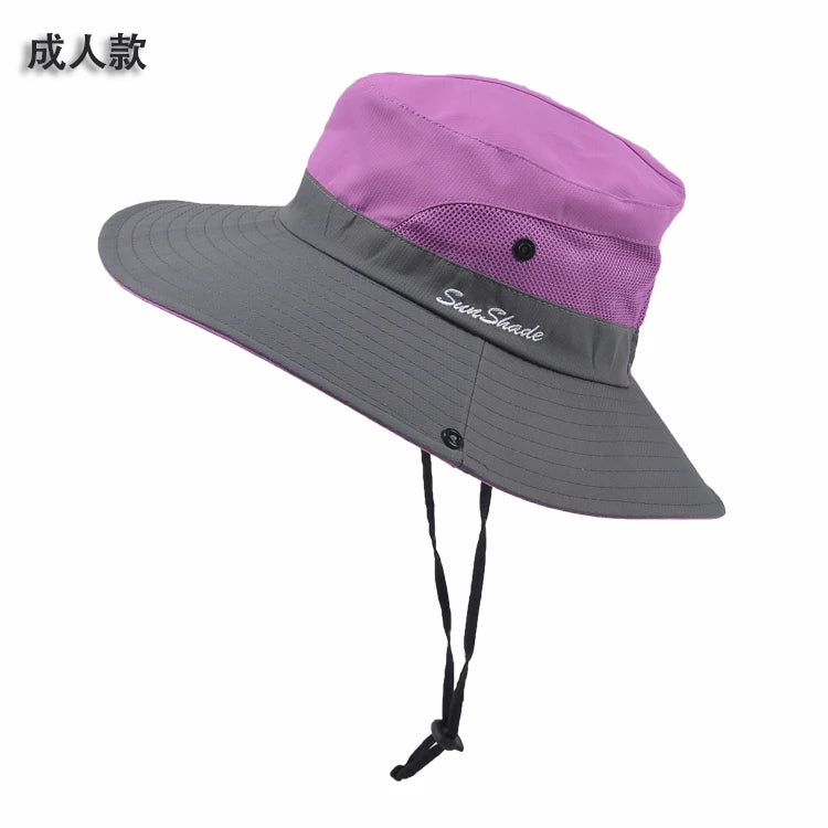 Women Ponytail Fisherman Hat Waterproof