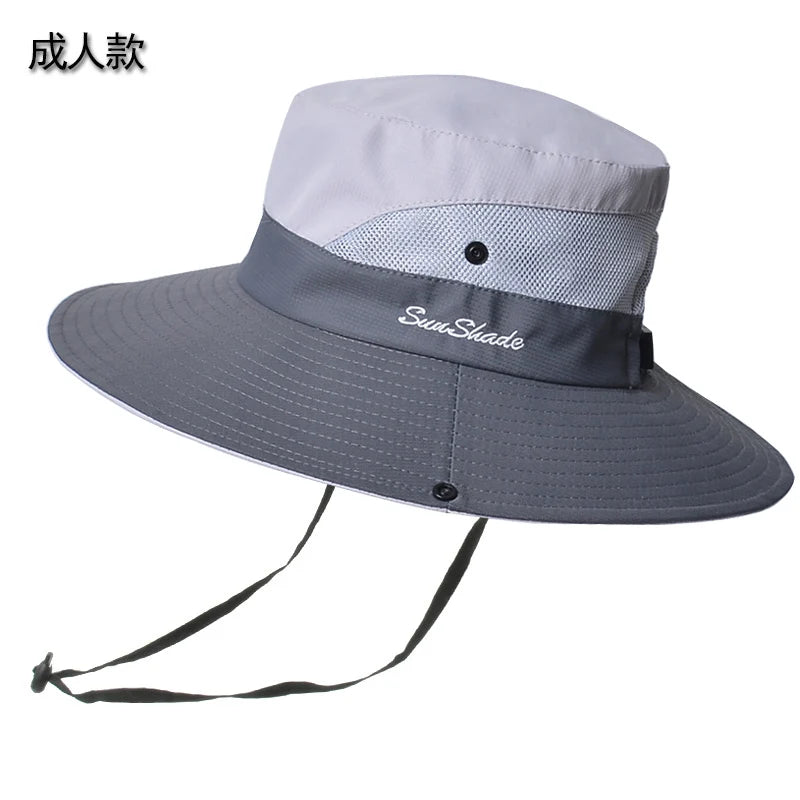 Women Ponytail Fisherman Hat Waterproof