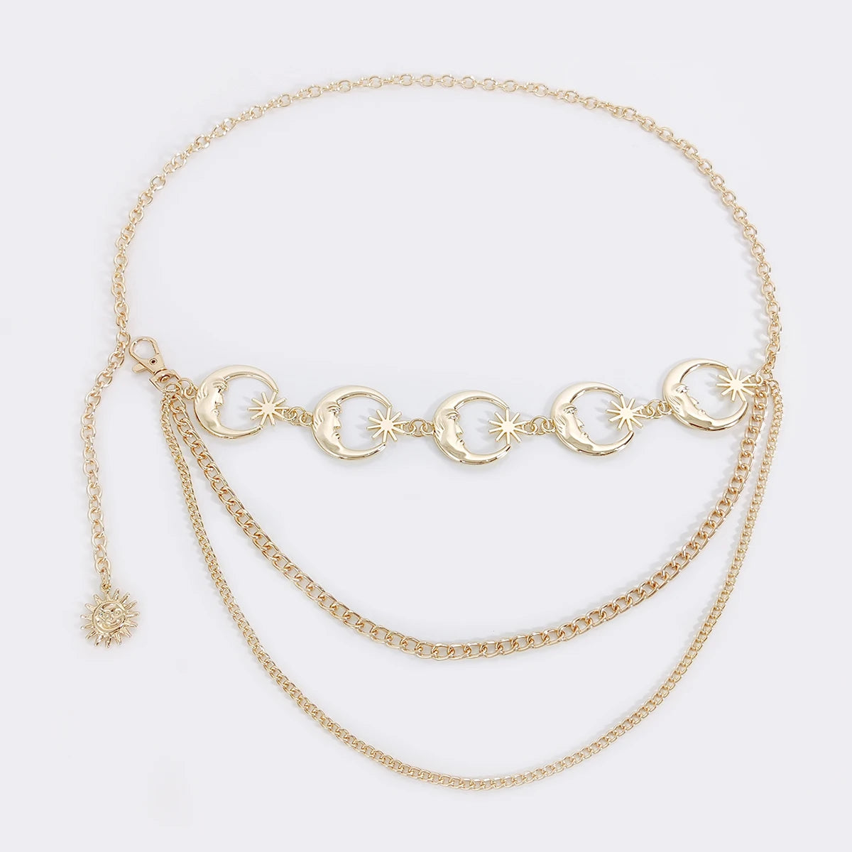 Tassel Waist Gold Chain