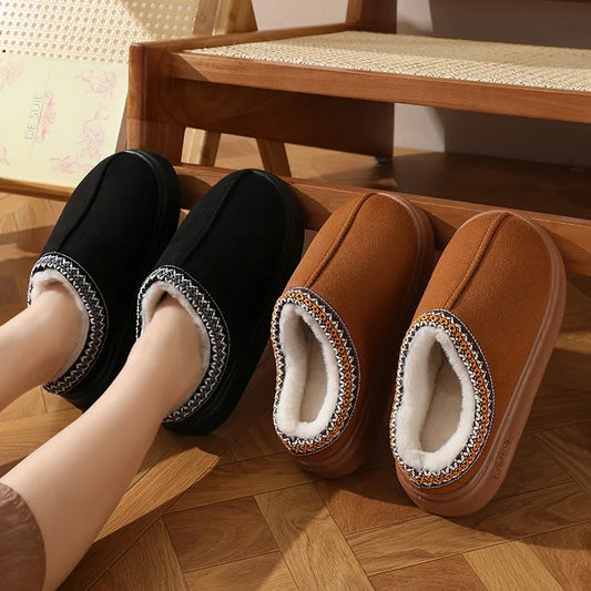 New Fluffy Slippers Women House