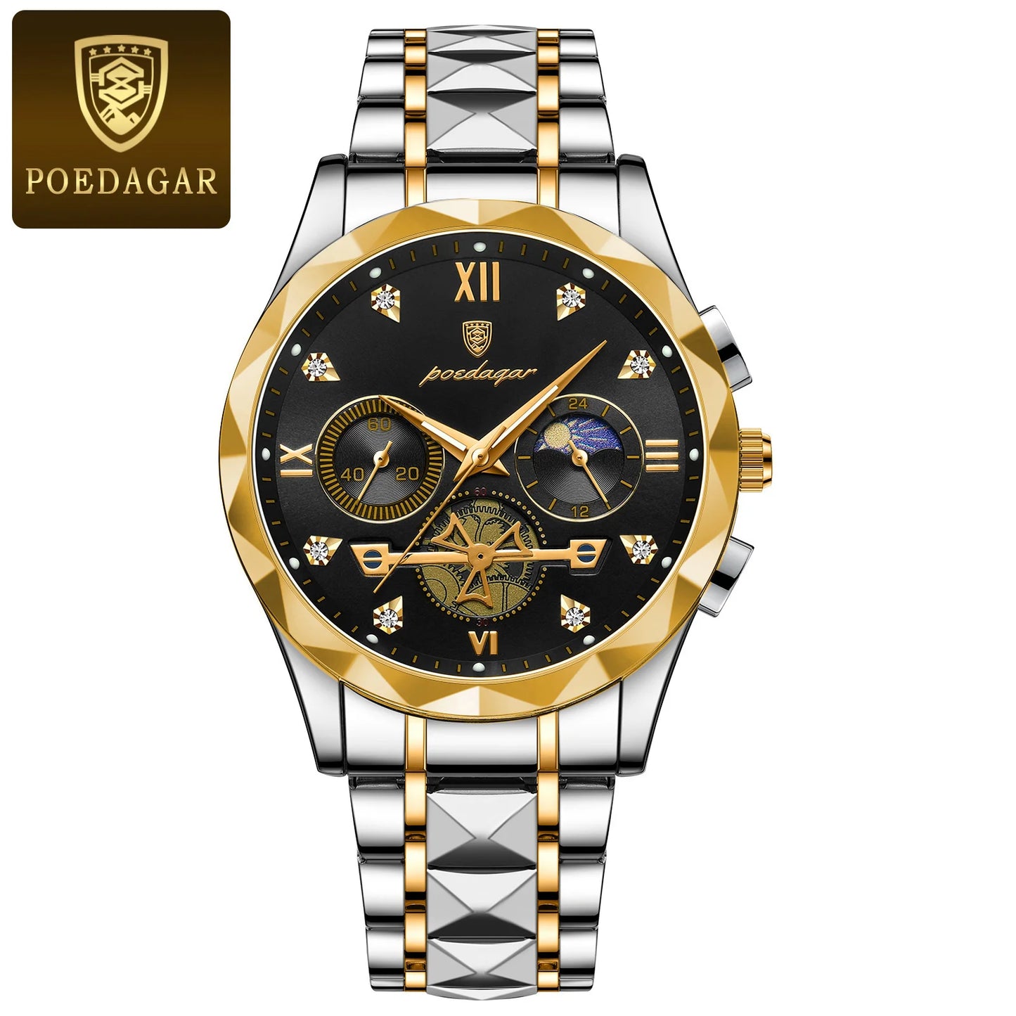 POEDAGAR Luxury Man Wristwatch