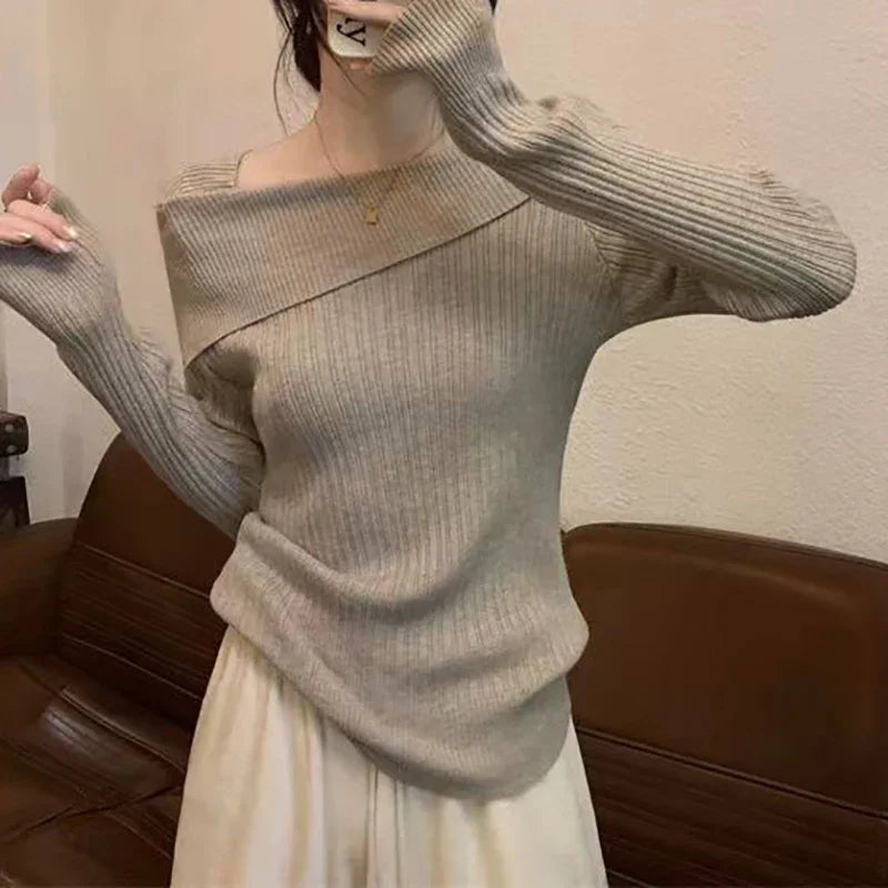 Solid Sexy Slim Off Shoulder