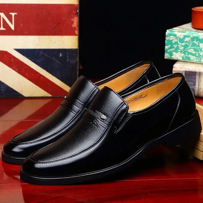 Leather Men Formal Shoes Luxury