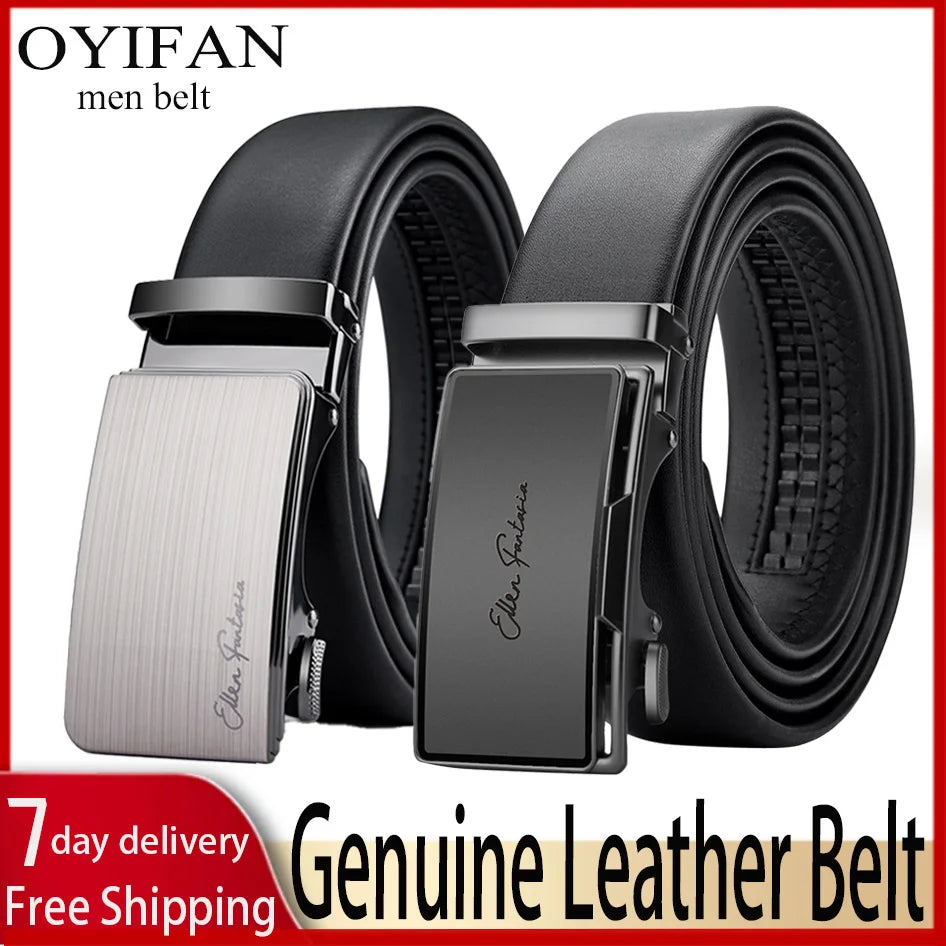 OYIFAN Men Belt Genuine