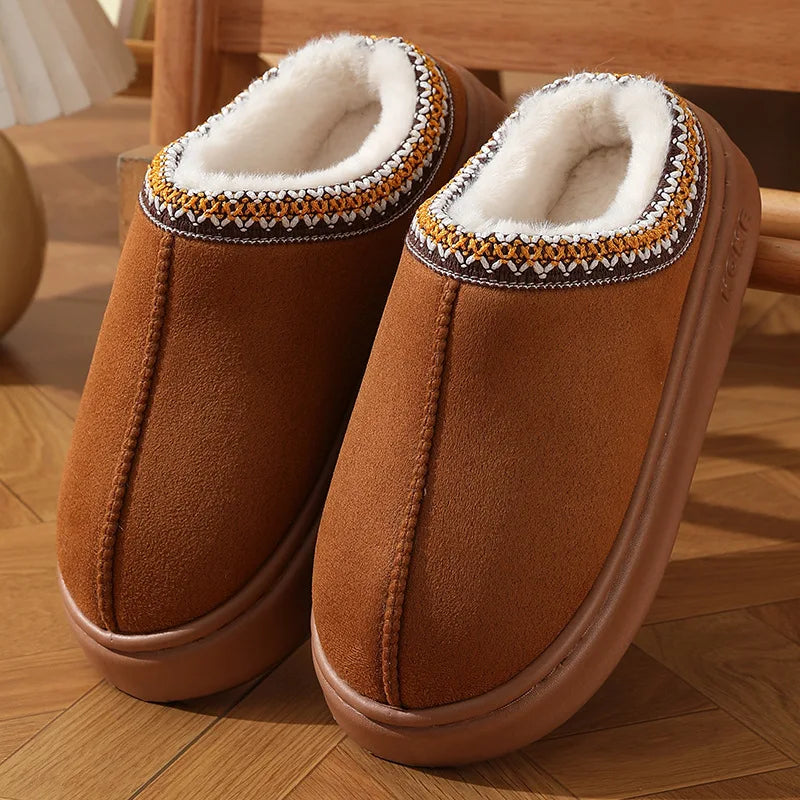 New Fluffy Slippers Women House