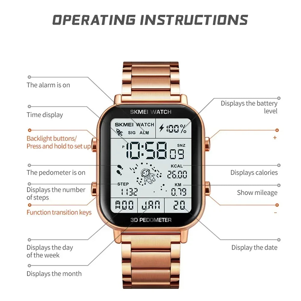 SKMEI 1888 Men Stopwatch