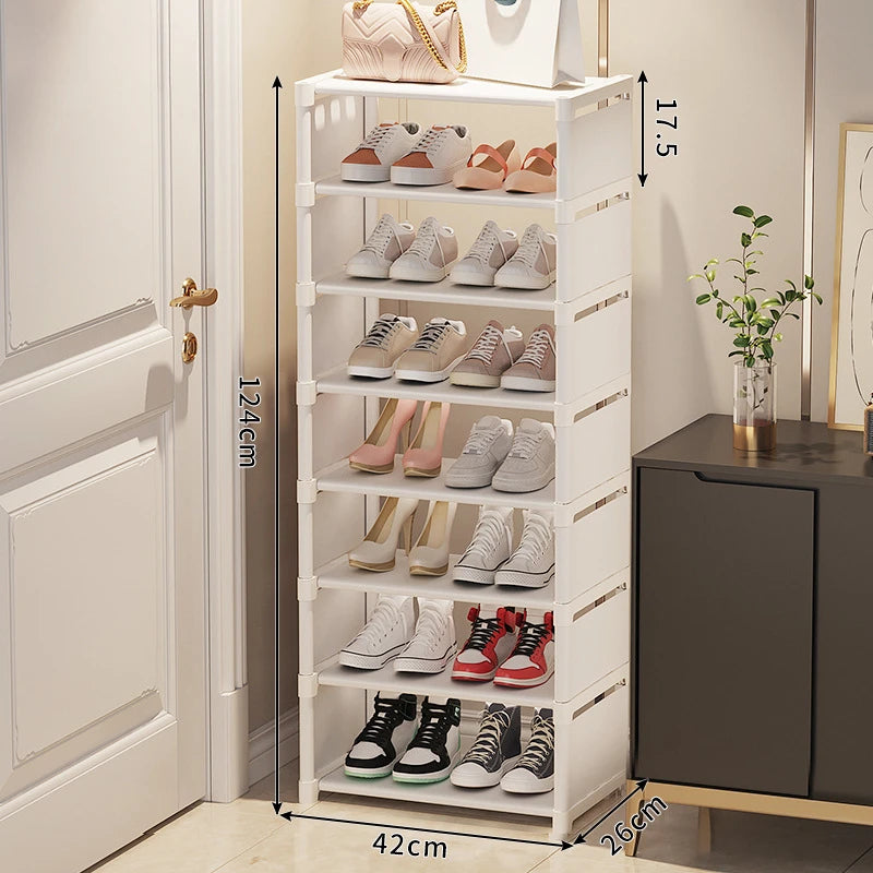 Multiple Layers Shoe Organizer Adjustable