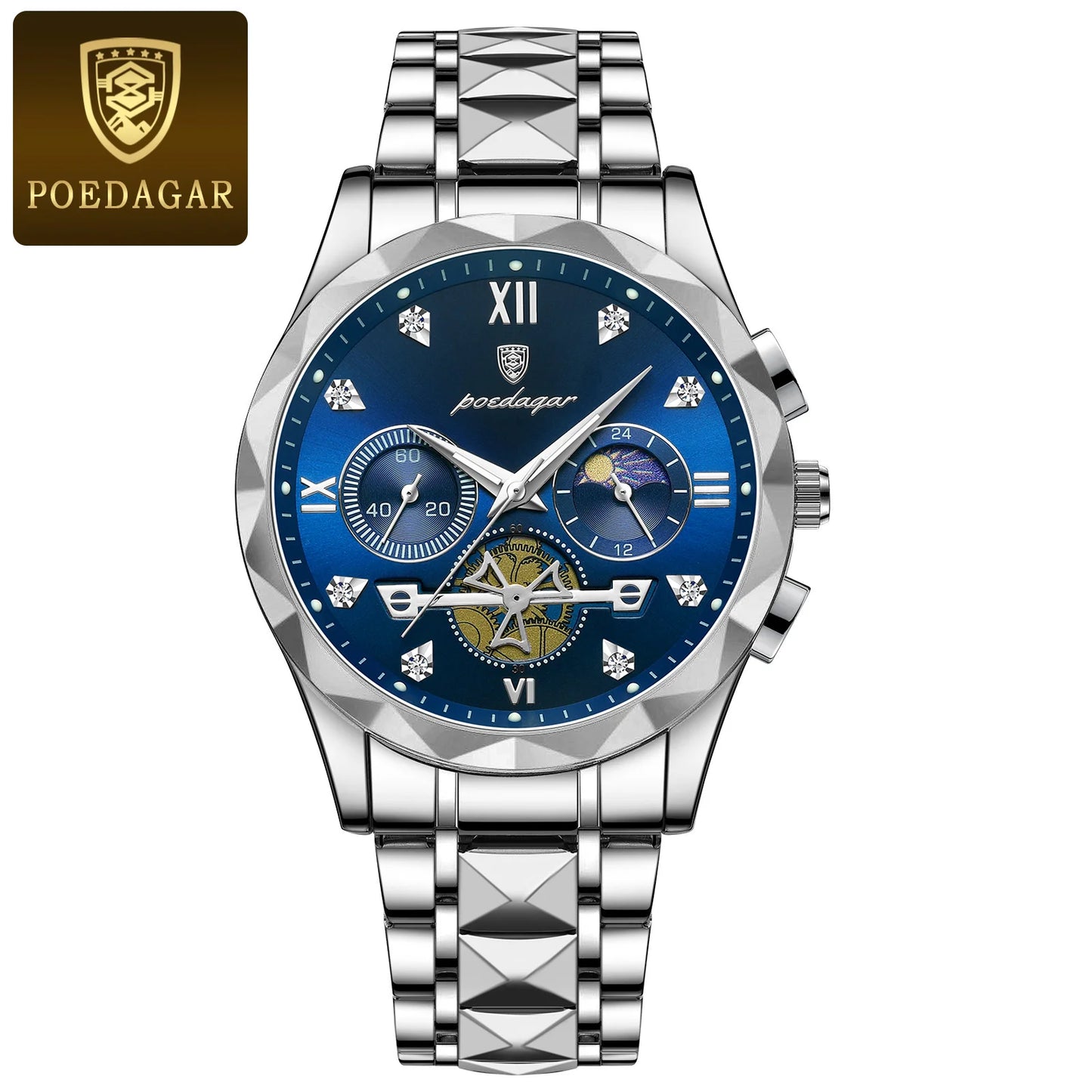 POEDAGAR Luxury Man Wristwatch