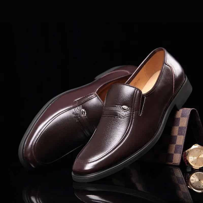 Leather Men Formal Shoes Luxury