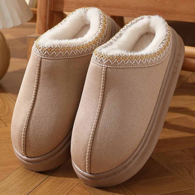 New Fluffy Slippers Women House