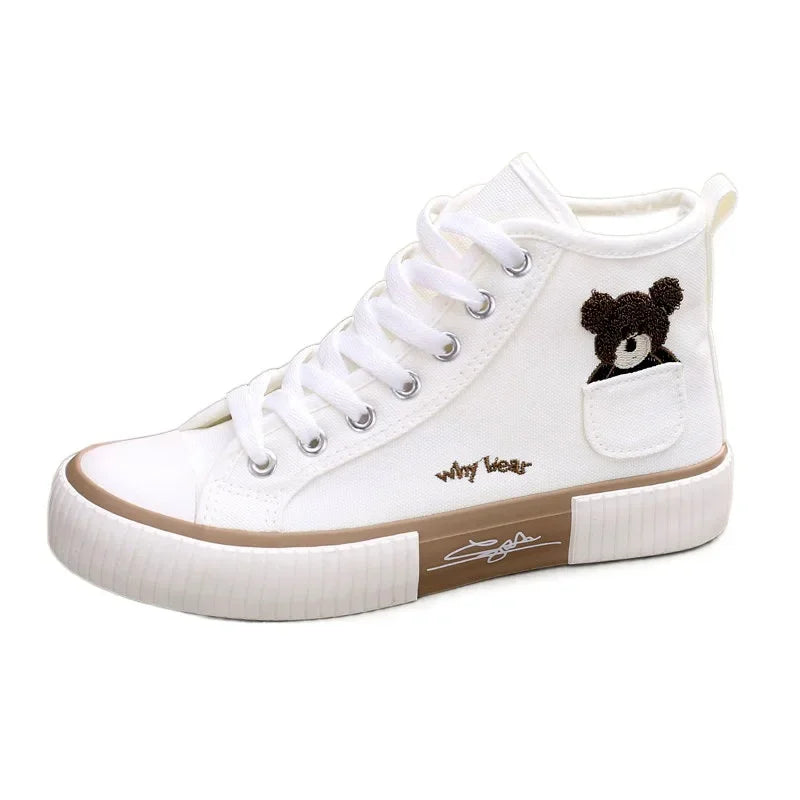 Cute Canvas Shoes Women Breathable