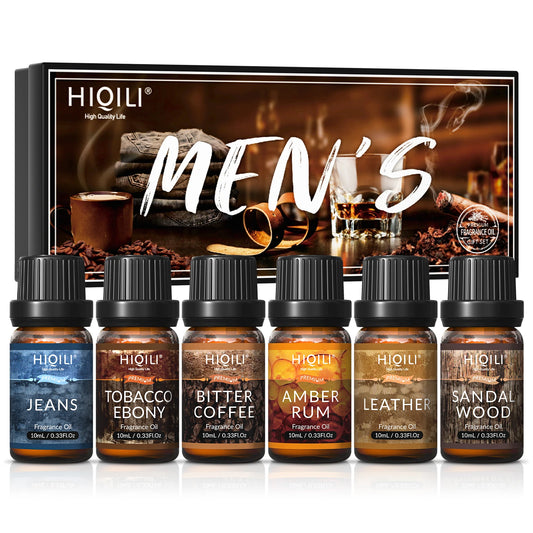 HIQILI Mens Fragrance Oils Set,