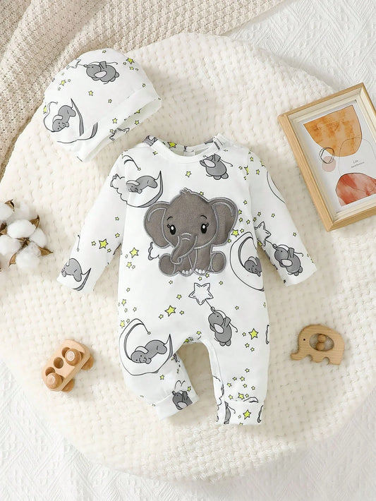 2pcs Baby Cute Cartoon Elephant