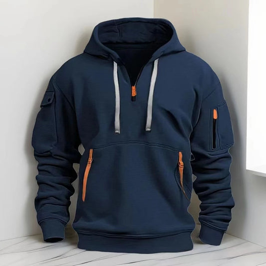 New Shoulder Drop Hooded Sweatshirt