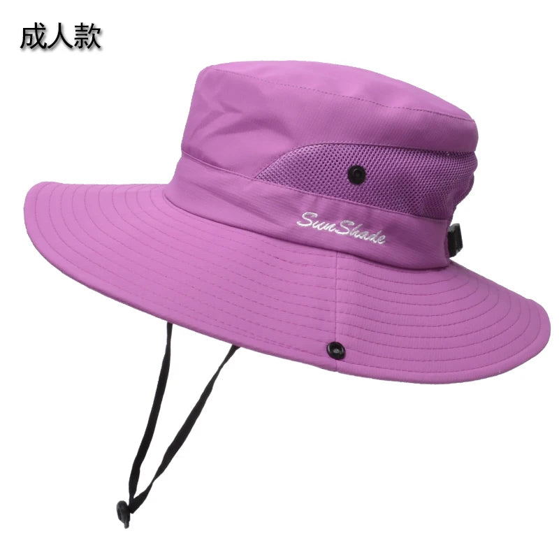 Women Ponytail Fisherman Hat Waterproof