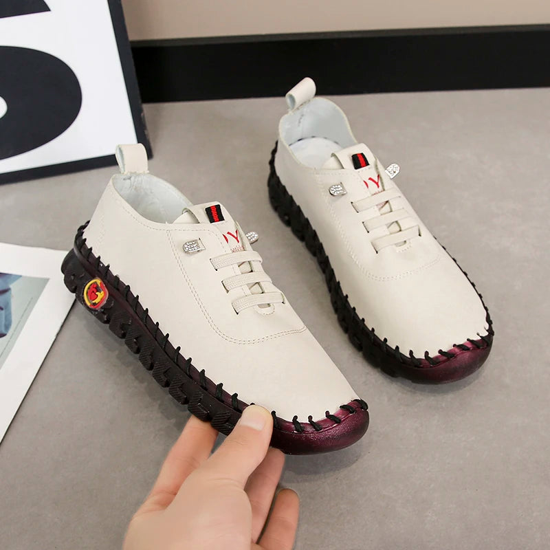 Sneakers Women Shoes Loafers Lace