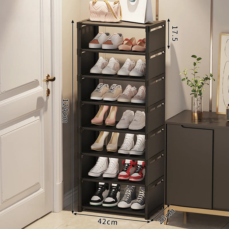 Multiple Layers Shoe Organizer Adjustable