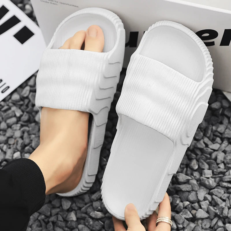 Soft Home Slippers Couple Summer