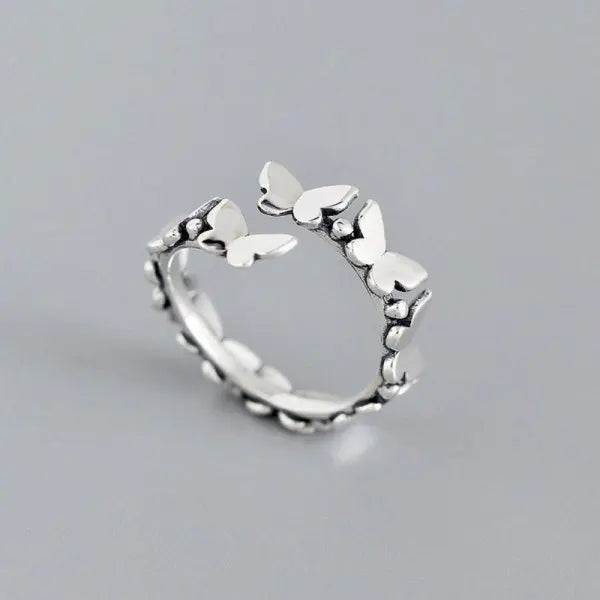 Korean New Exquisite Geometric Round Ring