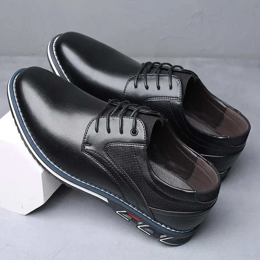 Retro Men Shoes Business Brand