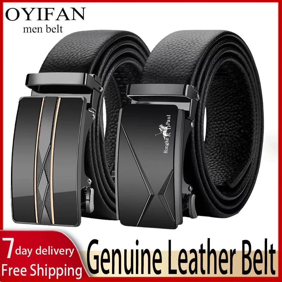 OYIFAN Men Belt Genuine