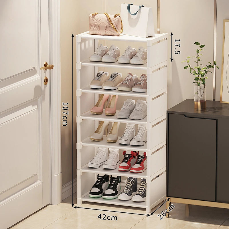 Multiple Layers Shoe Organizer Adjustable