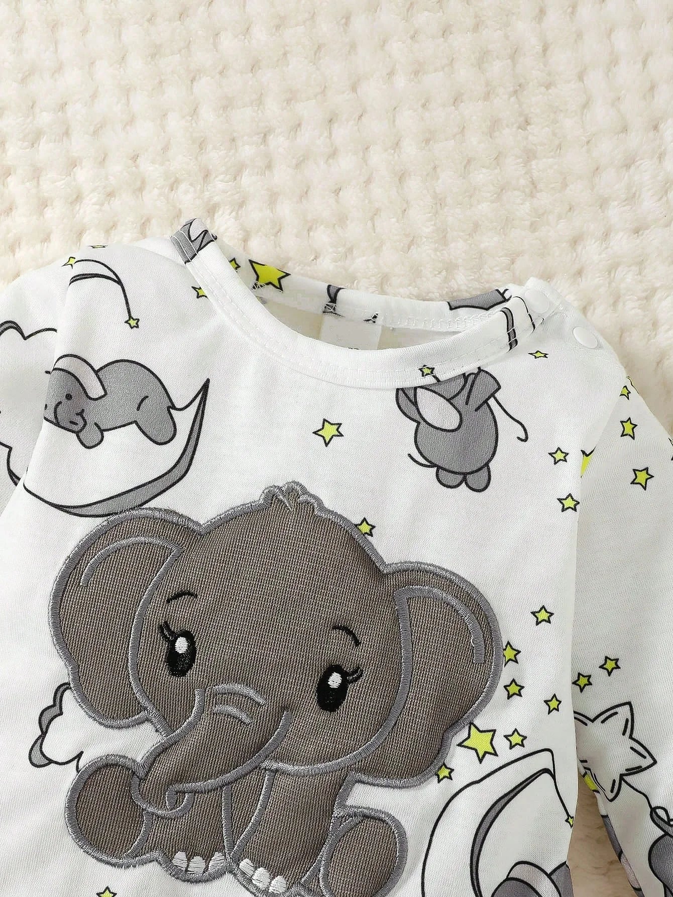 2pcs Baby Cute Cartoon Elephant