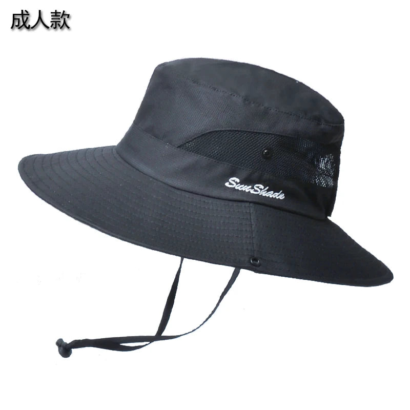 Women Ponytail Fisherman Hat Waterproof