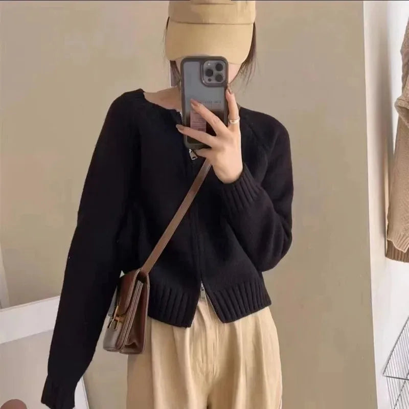 Korean Women Knitted Sweater Autumn