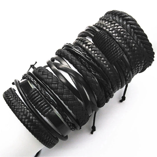 10 Pcs/set Black Wrap Woven