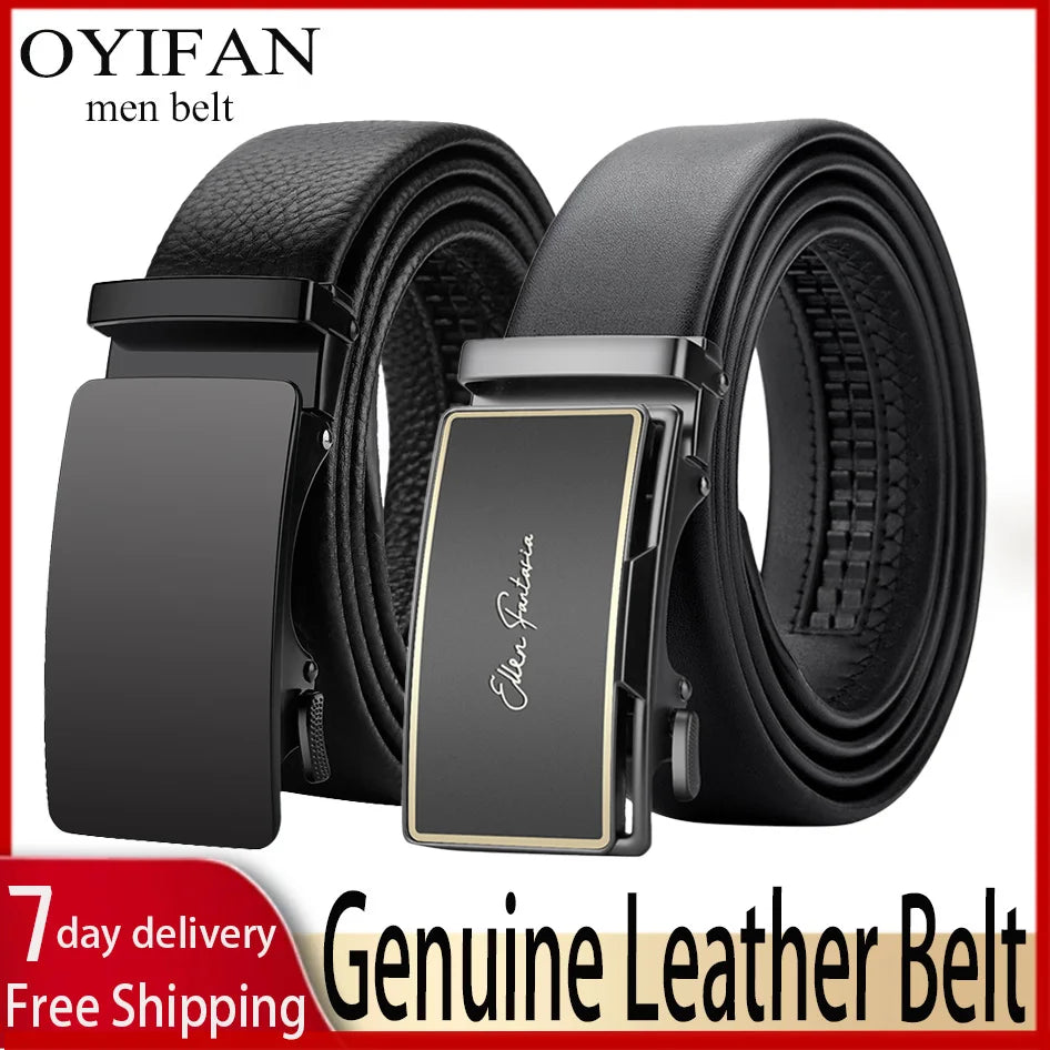 OYIFAN Men Belt Genuine